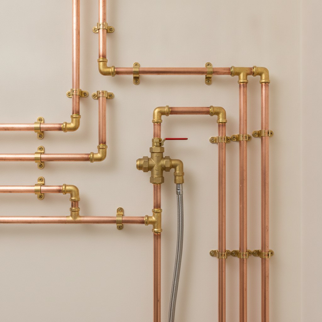 Professional copper and plastic gas pipework